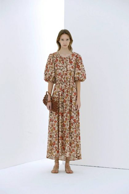 Rose Print Dresses for an Autumnal Fresh Look