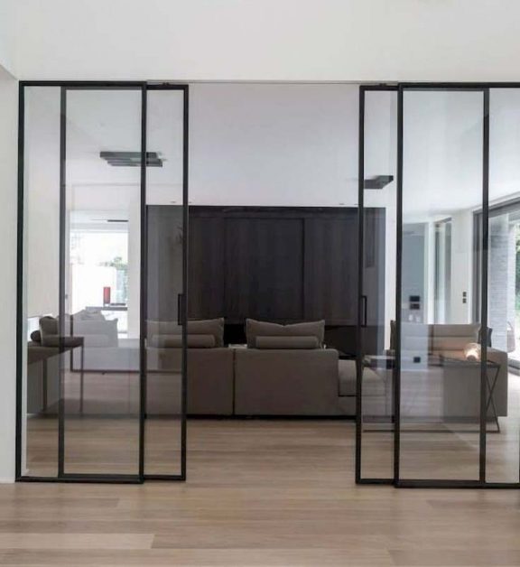 The Most Beautiful Designs of Sliding Doors Inside the Home