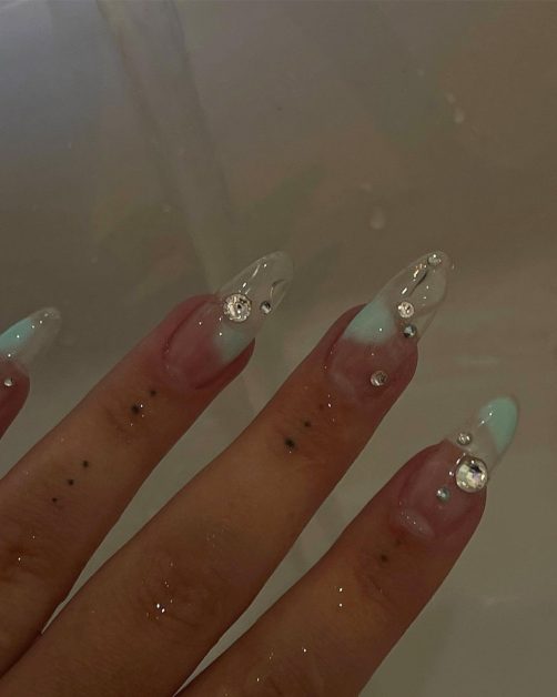 Transparent Tips: The Avant-Garde Nail Trend Taking Over 2023