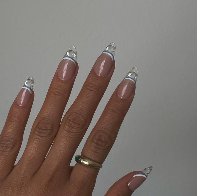 Transparent Tips: The Avant-Garde Nail Trend Taking Over 2023