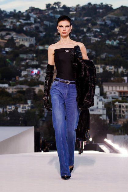 Glamour and Pragmatism Collide at Versace's Fall/Winter 2023 Show