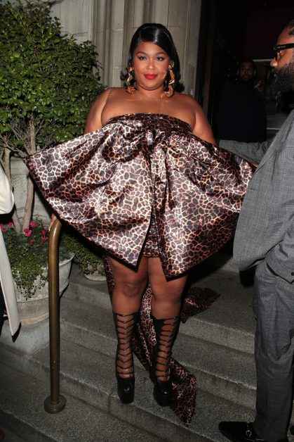 Birds of a Feather: Lizzo's Best Feathered Evening Gowns