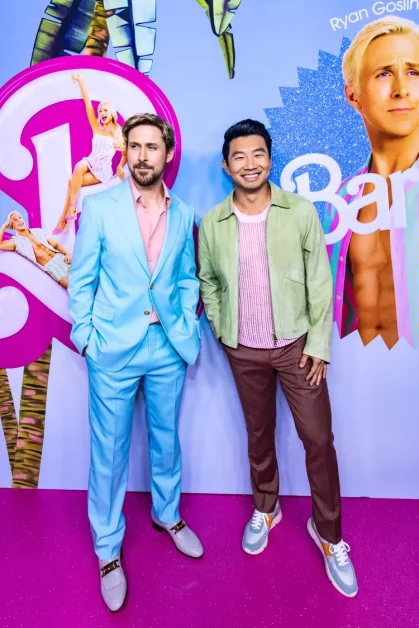 Ryan Gosling and Simu Liu Bring Ken to Life with Fashionable Flair