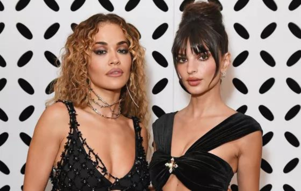 Red Carpet Magic: Emily Ratajkowski and Rita Ora Shine in Their Captivating Black Ensembles