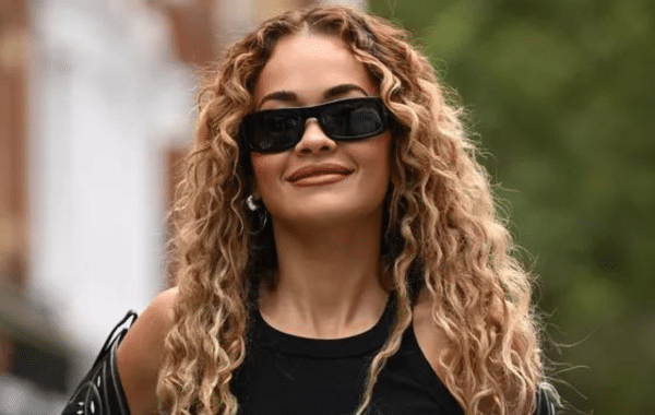 Rita Ora Makes a Bold Fashion Statement with Head-Turning Pants and Slogan Tee