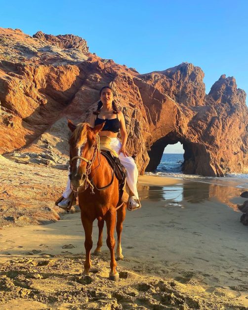 Salma Hayek Redefines Equestrian Style with a Sexy Twist