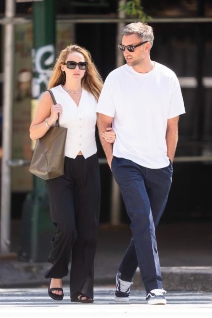 Jennifer Lawrence's Stylish Day Date Outfit Inspires Coordinated Couple Goals