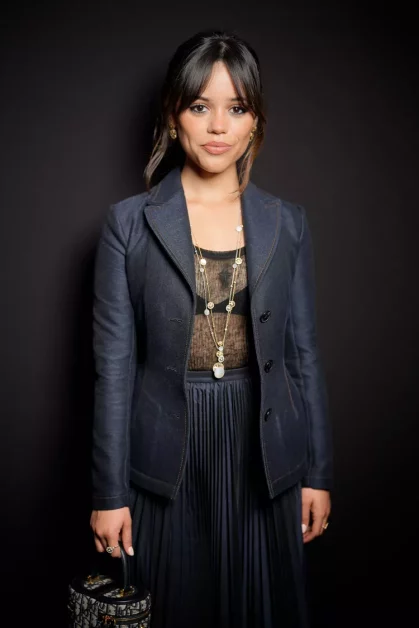 Fashion Spotlight: Jenna Ortega Rocks Schoolgirl Chic at Paris Fashion Week