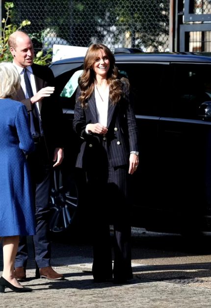 Kate Middleton's Power Suit Perfection: Navy Pinstripe Elegance