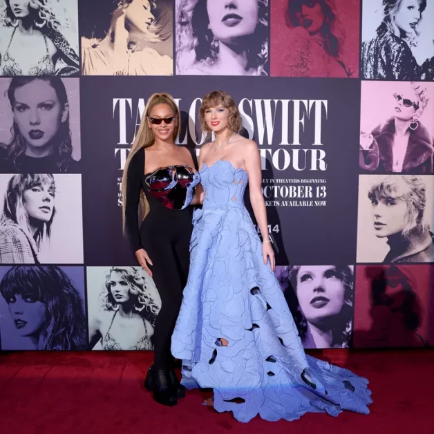 When Beyoncé Met Taylor: A Night of Glamour at the Eras Tour Premiere