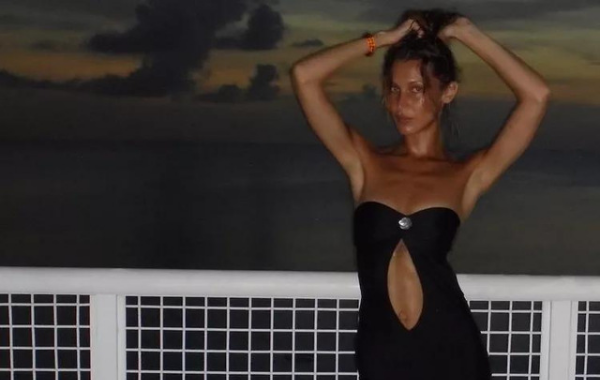 Bella Hadid's Stunning Style Moment: A Tiny LBD and Vacation Vibes