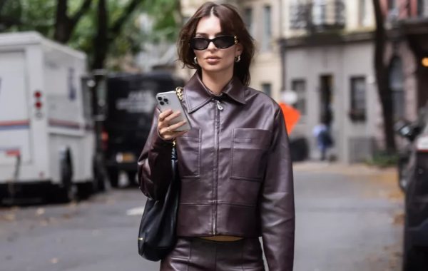 Fall Fashion Inspiration: Emily Ratajkowski's Leather Ensemble